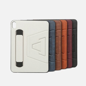 Para <span class=keywords><strong>Ipad</strong></span> Air 13 pulgadas M3 2024 2025 <span class=keywords><strong>funda</strong></span> correa de muñeca soporte de cuero tableta pulsera <span class=keywords><strong>funda</strong></span> para <span class=keywords><strong>Ipad</strong></span> 12,9 <span class=keywords><strong>Pro</strong></span> <span class=keywords><strong>funda</strong></span> 2018-2022 - Product Image 1