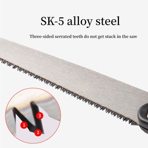 Vendita calda pieghevole sega da potatura <span class=keywords><strong>per</strong></span> <span class=keywords><strong>attrezzi</strong></span> da giardino <span class=keywords><strong>orticoltura</strong></span> albero da frutto potatura sega <span class=keywords><strong>per</strong></span> la lavorazione del legno - Product Image 2