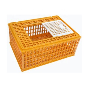 Proveedor de China Jaula de transporte de pollo vivo Caja de rotación de pollitos Caja de transporte de plástico para aves de corral Pato Granja de pollos - Product Image 4