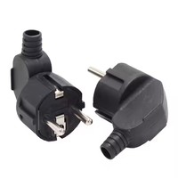 EU 2 Pin AC soket daya listrik CE nirkabel, soket listrik, konektor kabel ekstensi, soket CE nirkabel, 16A 4000W 125V