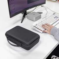Étui de protection rigide à fermeture à glissière Portable pour Apple Mac Mini M4 en matériau PC sac à usage spécial sacs étuis