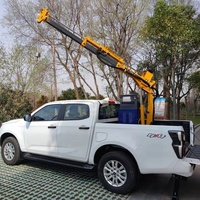 HAOY Grue de chantier 0,8 tonne avec télécommande pour camionnette