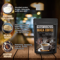 Café instantané de Maca noire saine 100g sous marque distributeur – Café énergétique de Maca pour hommes avec vitamines