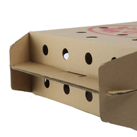Boîtes en carton ondulé personnalisées haut de gamme pour oiseaux vivants avec trous pour le transport des poulets, boîtes en carton transportables