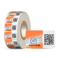 Autocollant holographique thermique anti-effraction pour certification et inspection, conception de ruban holographique, OEM