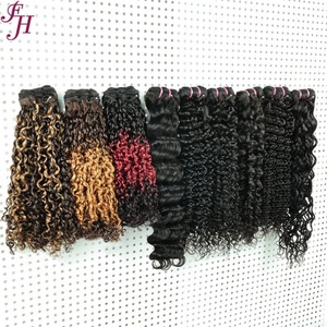 Extensiones de Cabello Humano Virgen Brasileño con Cutícula Alineada de Doble Trama, Rizado Funmi Pixie, de 10 a 22 Pulgadas - Product Image 4