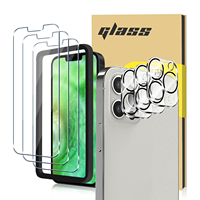 Meilleur vendeur Produit 3 Pack Protecteur d'écran en verre trempé pour iPhone 11 12 13 Pro Max 6.1 pouces 6.7 pouces