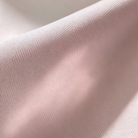 Tissu en coton teint en fil 97,8 % coton 2,2 % 40x40+40/40D sergé, personnalisable pour la production de vêtements