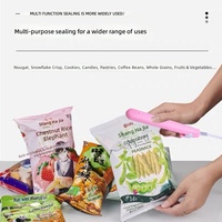 Machine à sceller manuelle portable pour nougats et sachets de snacks, idéale pour la maison et la vente en gros