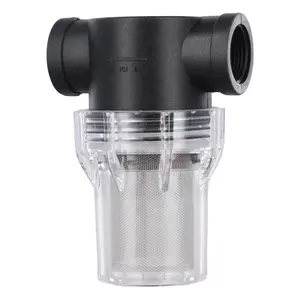 Filtro de Acero Inoxidable 304, Filtro de Bomba de Agua con Pre-Filtro, Rosca Macho de 1/2 Pulgada, 3/4 Pulgada y 1 Pulgada - Product Image 1