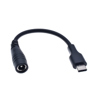 DC5.5 x 2.1 mm Buchse auf Typ-C USB 3.1 Stecker Micro-USB-Stecker DC-Stromanschluss-Adapter DC auf Typ-C Stecker 15cm