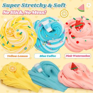 ชุดของเล่นทำจากก้อนไอศกรีมและโคลนนุ่มนิ่มปลอดภัยสำหรับเด็ก12ชิ้นชุดของเล่นทำจากก้อนเมฆไร้สารพิษสำหรับเป็นของขวัญสำหรับเด็ก - Product Image 6