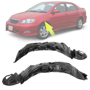 Protection d'enceinte de roue avant gauche + droite compatible Toyota Corolla 2003-2008 # TO1249119 - Product Image 1