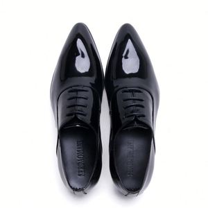 Zapatos de Cuero Genuino para Hombre, Estilo Clásico Retro de Primavera, para Ocasiones Formales de Negocios - Product Image 3