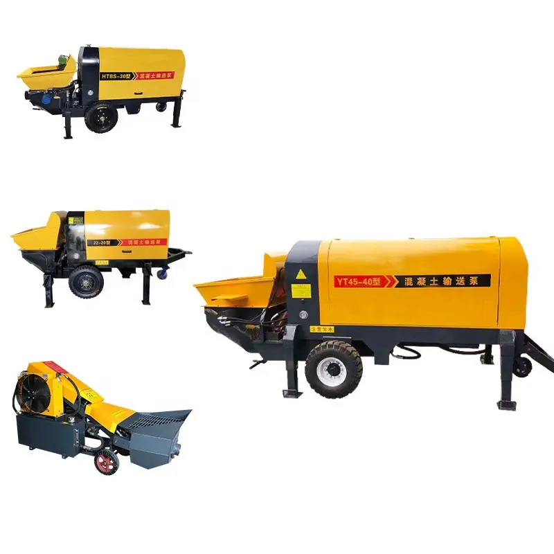 Cement pump secondary pouring pump construction site the best choice of high-quality concrete mixer