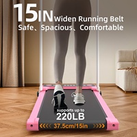 Écran LED pliable sous bureau OEM pour tapis roulant électrique domestique avec plateau de marche, portable, couleur rose, desti