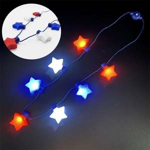 Collar con Bombillas LED para el Día de la Independencia de Estados Unidos 2023, Decoración Luminosa para el Día Nacional de América - Product Image 1