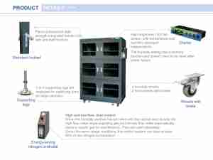 Armário de Nitrogênio de Alta Eficiência e Economia de Energia 1430L-6 1%-60%RH, Adequado para Eletrônicos/Medicina/Novas Energias/Semicondutores - Product Image 5
