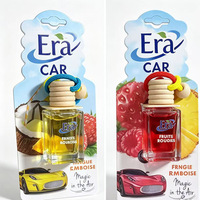 Diffuseur de parfum pour voiture Era Factory en gros, mini pendentif diffuseur à clipser sur grille d'aération avec couvercle en bois pour huiles essentielles d'aromathérapie