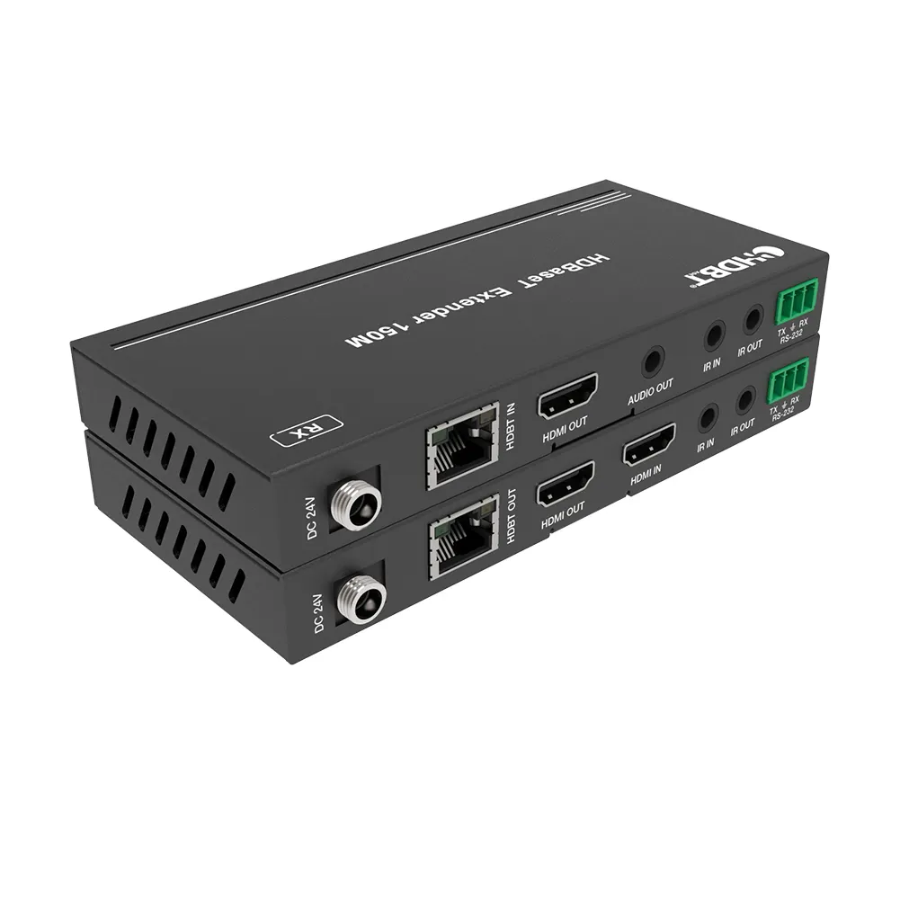 HDMI भरनेवाला 4K @ 60hz 4:4:4 से अधिक HDbaseT पीओसी rs232 HDMI भरनेवाला 30m