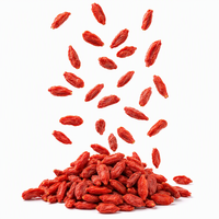 Groothandel Bulk Natuurlijke Gedroogde Topkwaliteit Biologische Goji-bessen Gezonde Kauwbare Rode Wolfberry Snack Fruit voor Trailmix Granola Yoghurt