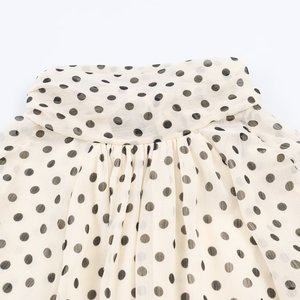 TAOP&ZA 2026 Nuova Collezione Invernale Camicia da Donna <span class=keywords><strong>a</strong></span> <span class=keywords><strong>Pois</strong></span> con Collo Alto, Maniche Lunghe Semi-Trasparenti e Fiocco Decorativo 2075103 - Product Image 5