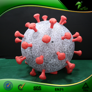 Pallone Gonfiabile Gigante a Forma di Microbione - Palloncino Personalizzato a Tema Germi per Promozione del Marchio di Igienizzanti Mani e Educazione Scientifica Scolastica - Product Image 1