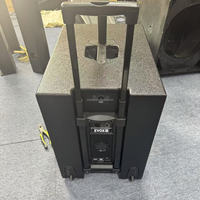 EVOX 12 Enceinte colonne amplifiée 8* 4 pouces, système audio actif bidirectionnel, enceintes 1400W, enceintes colonne faciles à transporter