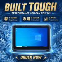 Tableta Robusta OEM de 10 Pulgadas con 8 GB de RAM, N5100, con Escáner de Código de Barras, Tableta Industrial Resistente con Windows 10