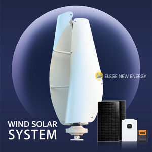 Inversores Híbridos Solares y Eólicos Conectados a la Red y Fuera de la Red, Generadores Solares Portátiles, Sistema Eólico de 5 Kw EL-FS0712, Alternador Eólico de 1.5 Kw - Product Image 4