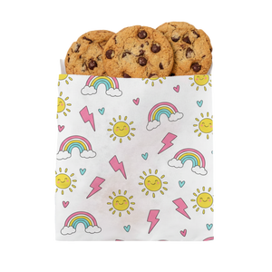 Bolsas de Papel para Panadería, Galletas, Bocadillos y Papas Fritas, con Logotipo Personalizado, Blancas, Resistentes a la Grasa, Recubiertas con Cera de Grado Alimenticio - Product Image 4