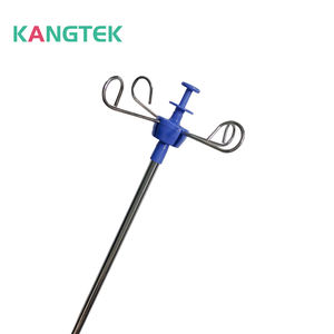 Rak medis portabel, rak berdiri tinggi dapat diatur, tiang infus Stainless Iv dengan dasar logam padat untuk klinik rumah sakit - Product Image 6