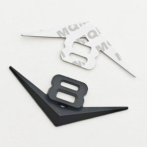 شعار معدني ثلاثي الأبعاد V6 V8، حروف وشارات، ملصق سيارة يحمل سعة المحرك لسيارات جيب شيروكي ورانجلر WJ WK جراند - Product Image 2