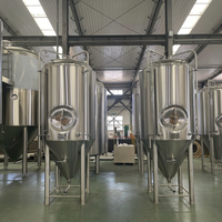 Fermenteur à bière industriel en acier inoxydable SUS304, unité conique 100L 500L 1000L 5000L pour équipement de brassage commercial