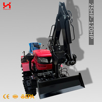 Trattore Compatto Conforme EPA con Caricatore Frontale e Retroescavatore 35hp per Agricoltura e Cura del Prato