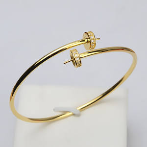 S925 <b>Silver</b> Solid Versatile DIY Fashionable Pearl <b>Bracelet</b> & <b>Bangle</b> Women's Hand Ring 484 Semi-Finished Empty Tray Accessories - Product Image 2