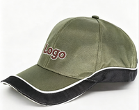 Zwarte tweekleurige DRAGON geborduurde baseballpet, unisex verstelbare casual sporthoed