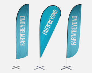 Tùy Chỉnh In Ngoài Trời Hai Mặt Polyester Bãi Biển Cờ Cho Quảng Cáo Tùy Chỉnh In Swooper <span class=keywords><strong>Flagon</strong></span> - Product Image 1