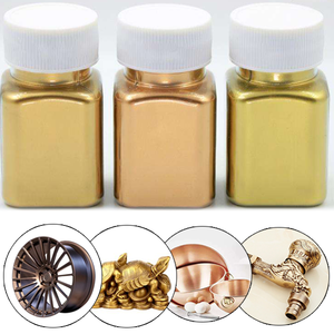 Pigment Bronze et or métallique, 60 ml, poudre pour revêtement, encre, peinture, impression, résine, vente en gros - Product Image 2