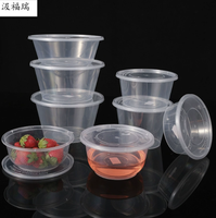 Boîte en plastique PP transparente jetable en gros avec couvercle pour aliments pour bébés, pain et emballages alimentaires à emporter
