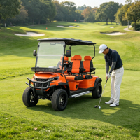Voiturette de golf électrique Rainbow Super-Torque 4 places, système lithium 72V, moteur AC 7kW, buggy haute performance surélevé pour terrains en pente