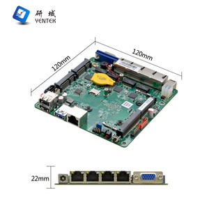 เมนบอร์ดอุตสาหกรรม Yentek R41E Mini ITX J4125 4 พอร์ต Gigabit Ethernet iKuai Router Board - Product Image 1