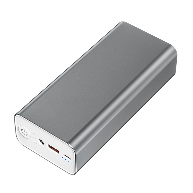Aluminum PD65W Power Bank Type C Output PD Powerbank 30000mAh 65W 100W PD3.0 Type C Laptop Power Bank for Macbook Pro