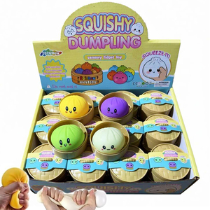 ของเล่นบีบลดความเครียดรูปเกี๊ยวหลากสี กลิตเตอร์ 72 ชิ้น คละแบบ กล่องสุ่ม ของเล่นบีบแก้เครียดจากคลังสินค้าจีน - Product Image 1