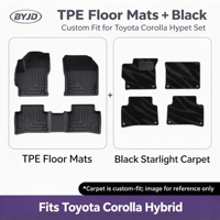Tapis de sol de voiture en TPE écologique sur mesure pour Toyota Corolla Levin 2017-2026, ensemble de tapis de coffre et de protection de coffre