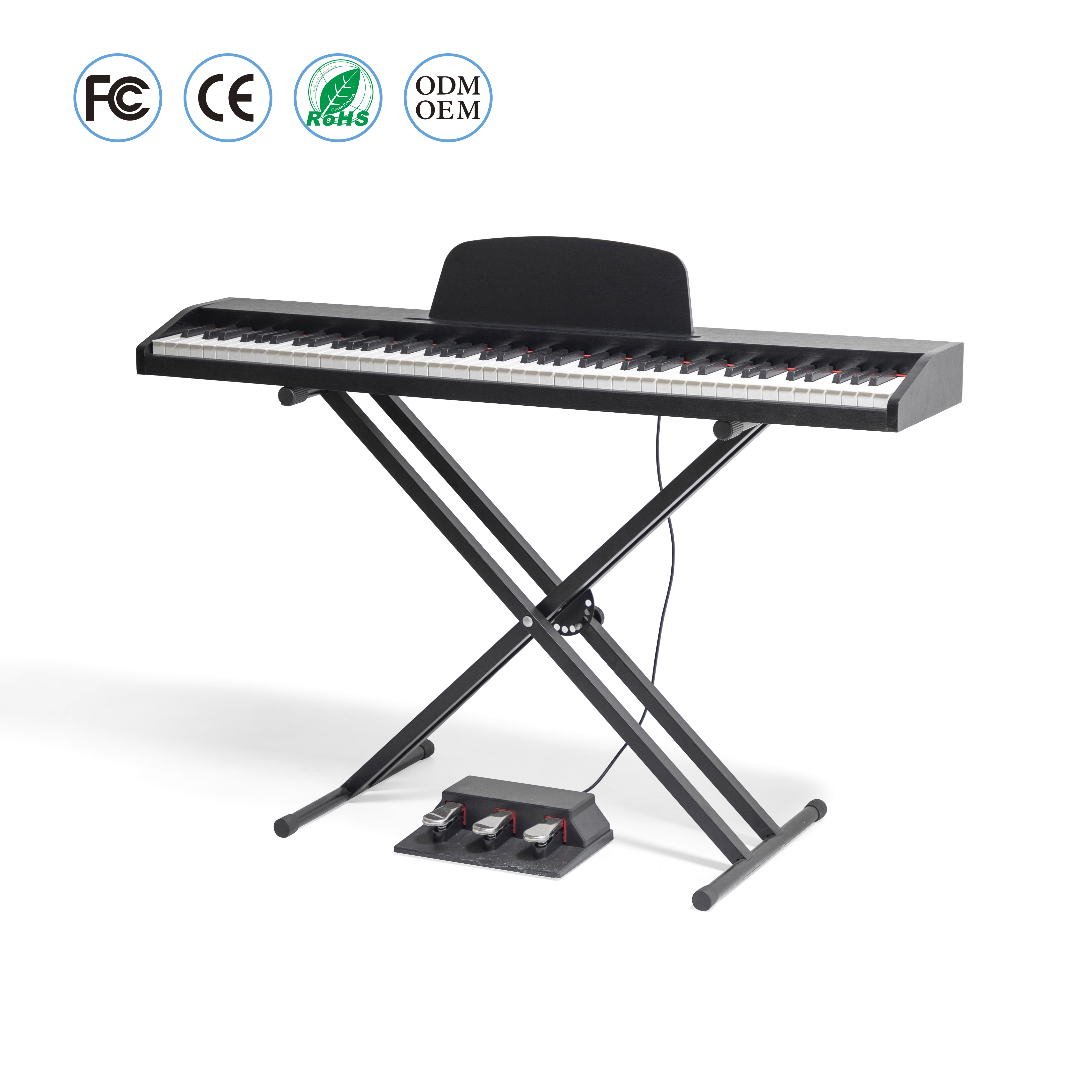 Clavier de piano midi en gros de haute qualité piano portable 88 touches piano numérique pondéré korg