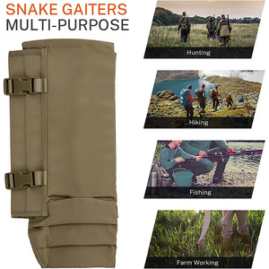 Cubrepiés Protector para Picaduras <span class=keywords><strong>de</strong></span> <span class=keywords><strong>Serpiente</strong></span> para Camping al Aire Libre, Botas <span class=keywords><strong>de</strong></span> Caza para Viajes <span class=keywords><strong>de</strong></span> Montaña, Galochas Protectoras para Rodillas contra Arañazos, Calentadores <span class=keywords><strong>de</strong></span> Piernas - Product Image 5