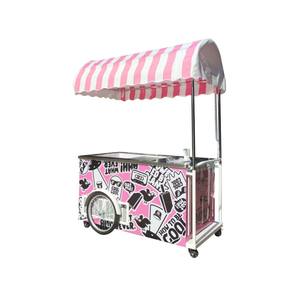 Chariot à crème glacée de haute qualité avec vitrine d'affichage de congélateur Mini réfrigérateur - Product Image 2