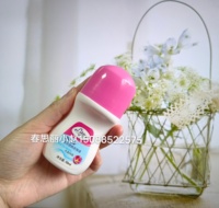Pp bouteille de déodorant déodorant en plastique vide rouleau sur bouteille 50 ml rouleau sur bouteille