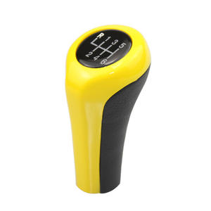 Pommeau de levier de vitesse jaune Bmw 5 6 vitesses, levier de vitesse ergonomique en plastique, accessoire de voiture - Product Image 1